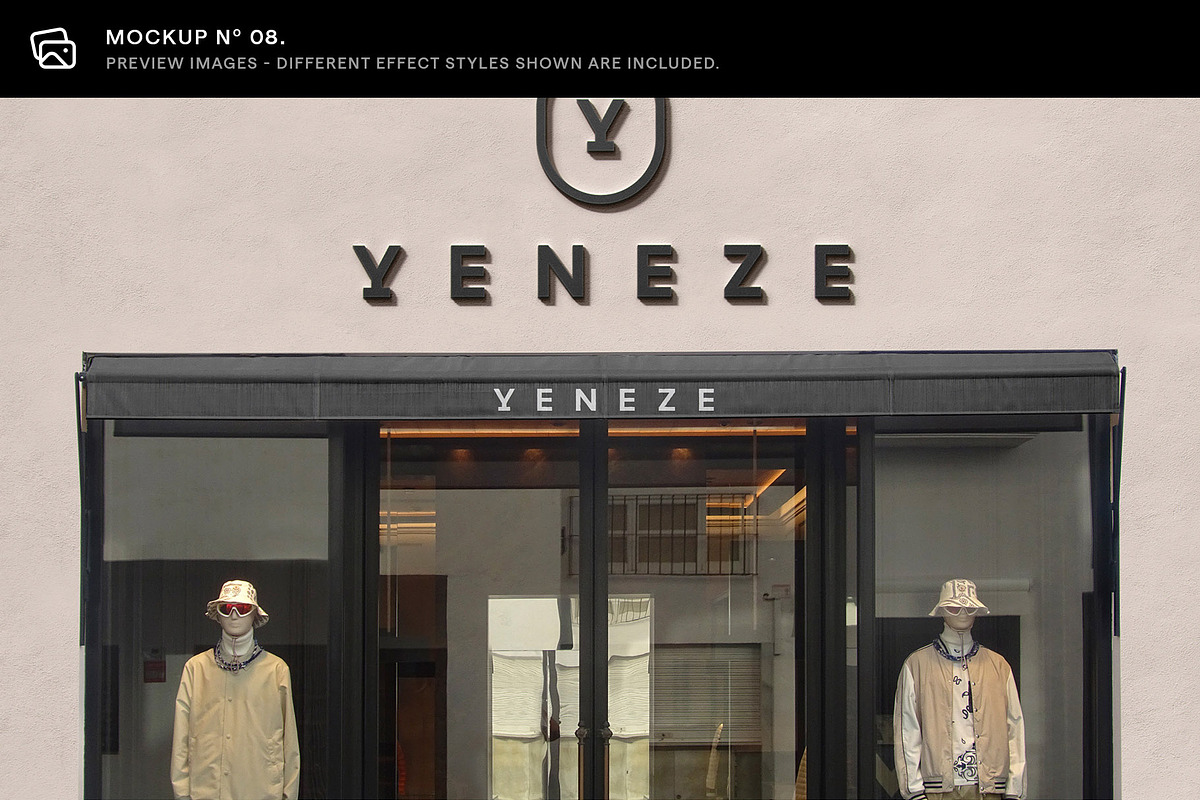 30 Signs & Facade Logo Mockups - V4, an Advertising Mockup by Asylab (Photo 15 of 38)