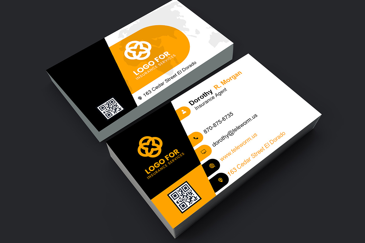 Team Member Business Card PSD preview 4