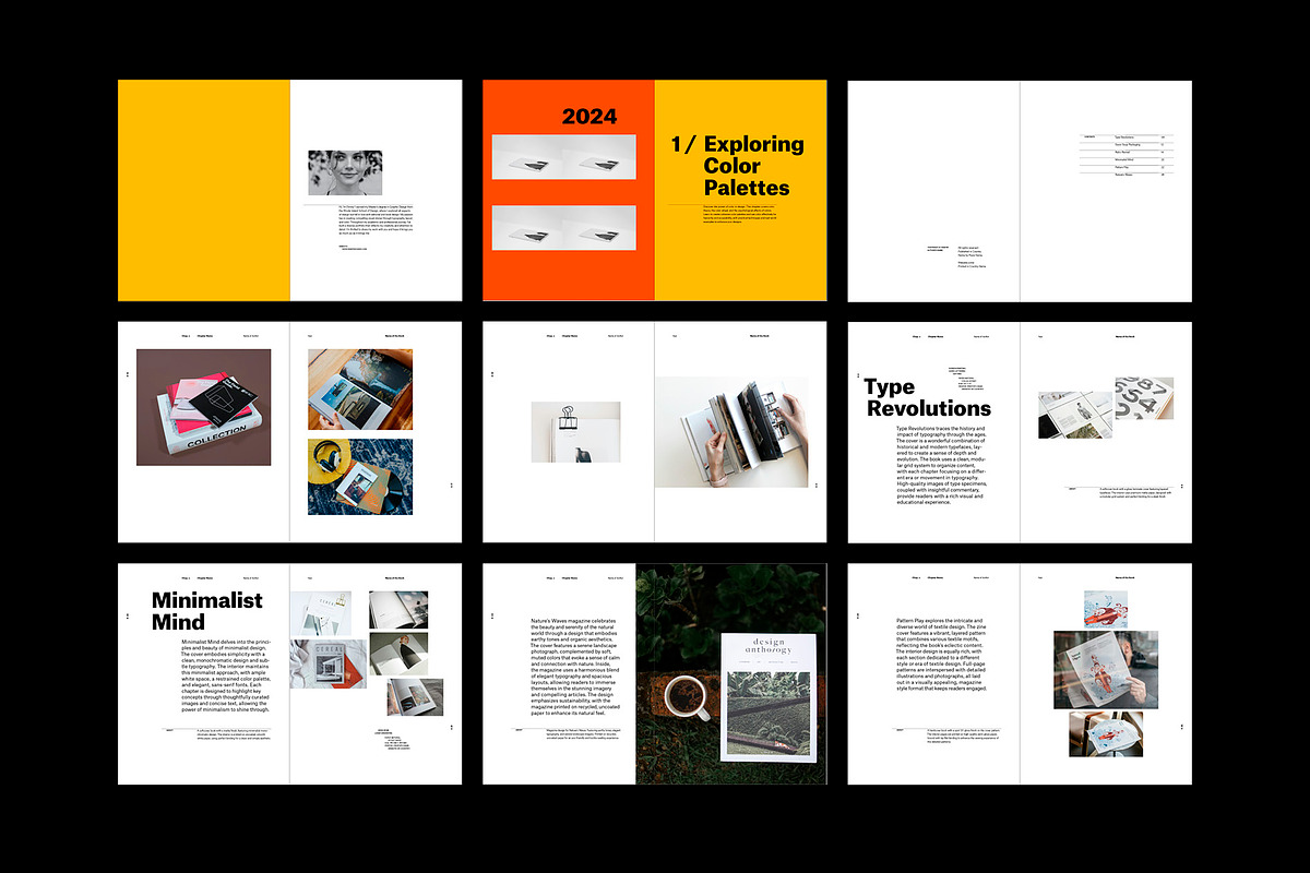 Modern Portfolio Template With Spine preview 4