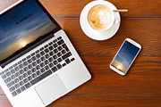 Mockup set with laptop and phone, a Mac Mockup by serkum (Thumbnail 2 of 4)