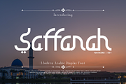 Saffanah–Modern Arabic Display Font, a Handwritten Font by overlaytemplates (Thumbnail 1 of 5)
