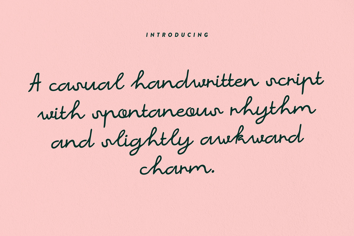OopsMoment Casual Handwritten Script, a Script Font by Struvictory.art (Photo 2 of 9)