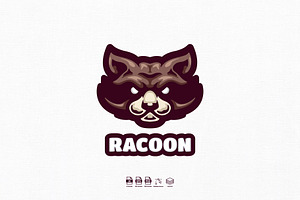 Racoon Mascot Logo Design