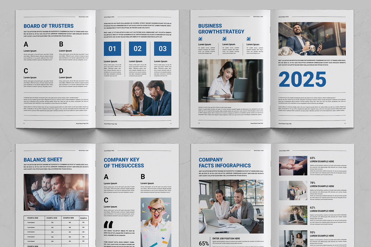 Annual Report, a Brochure Template by ContestDesign (Photo 3 of 3)