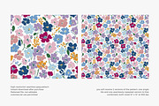 wildflower seamless pattern bundle, a Pattern Graphic by Patishop Art (Thumbnail 5 of 15)