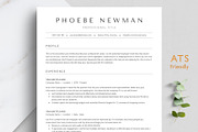 Modern ATS Resume Template, a Resume Template by TheStandOutResume (Thumbnail 1 of 8)