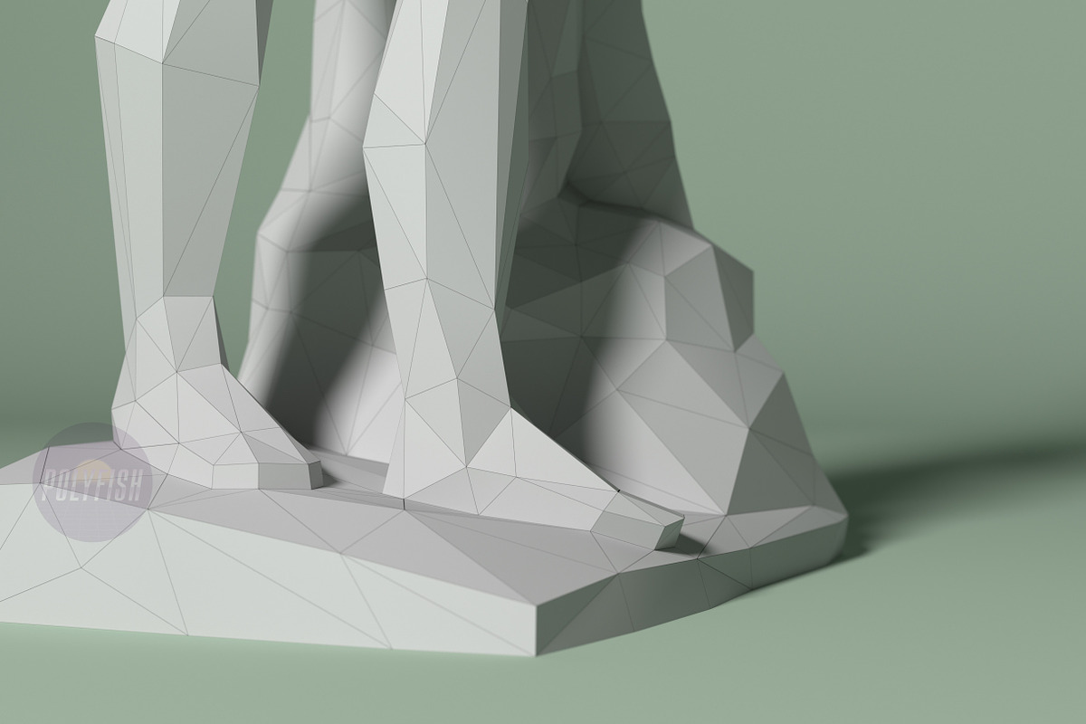 DIY Farnese Hercules 3D template, a Templates & Theme by PolyFish (Photo 3 of 8)