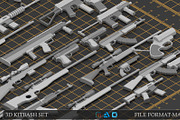 Mega pack weapon kitbash, an Object 3D Model by MohamedHussien1 (Thumbnail 5 of 8)
