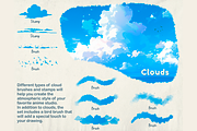 Ghibli Style Brushes for Procreate, a Brush Add-On by Disyukov (Thumbnail 2 of 8)