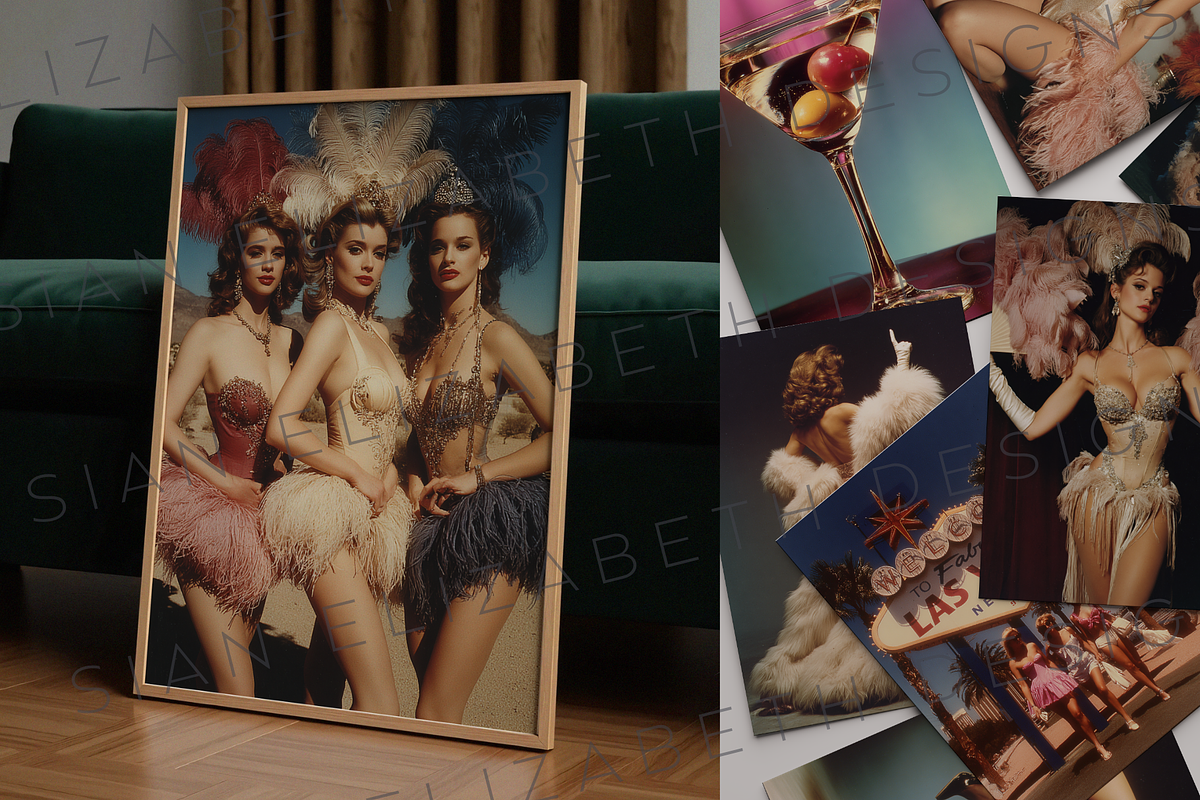 44 Showgirl Nursery Wall Art Designs, a Background Graphic by Sian Elizabeth Designs (Photo 3 of 6)