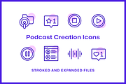48 Podcast Creation Icons, an Icon by Furnace (Thumbnail 5 of 5)