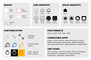 Menu & Arrows (Line & Solid Bundle), an Outline Icon by Totto House (Thumbnail 4 of 4)