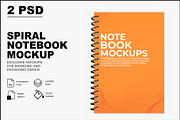 Spiral Notebook Mockup, a Product Mockup by GraphicsPixel (Thumbnail 1 of 3)