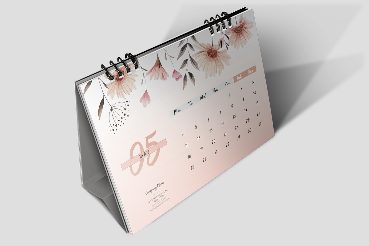 Desk Calendar 2026, a Stationery Template by crazyOWL (Photo 5 of 6)