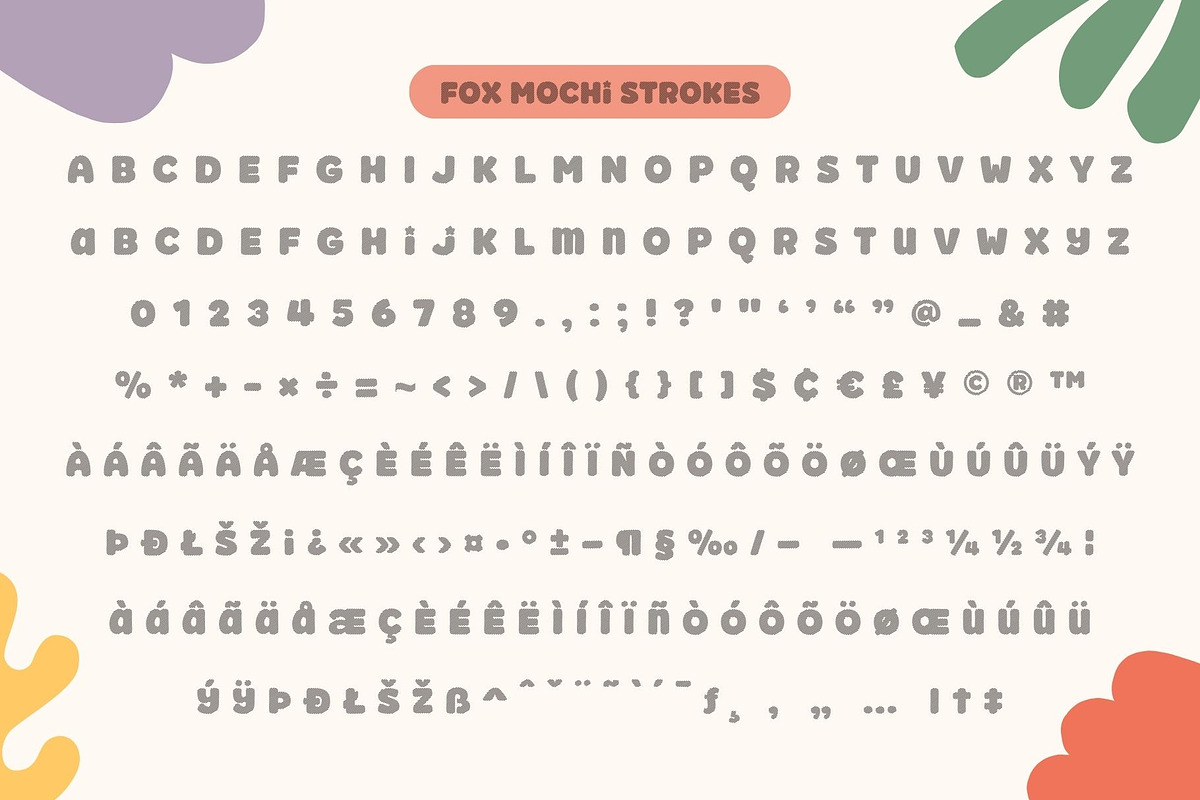 Fox Mochi: 4 Font Style, a Handwritten Font by Fox7 By Rattana (Photo 10 of 13)