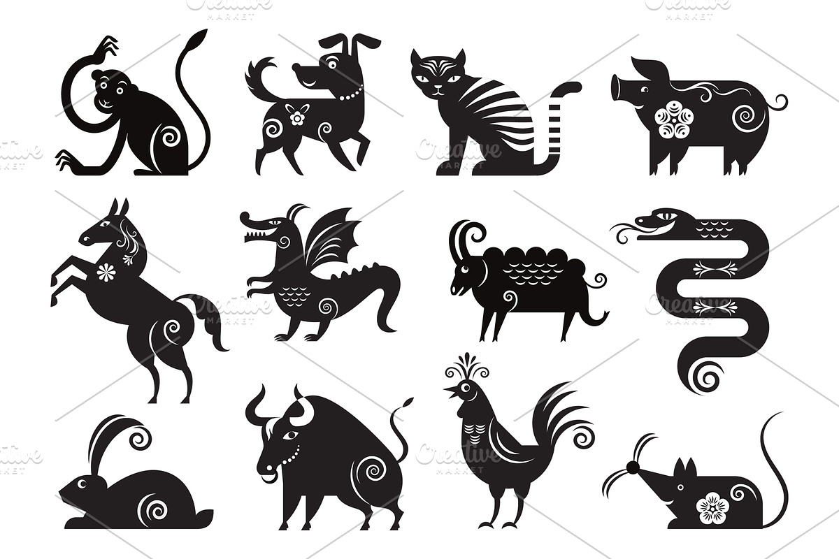 Chinese Animals Signs, an Animal Illustration by lenlis (Photo 2 of 4)