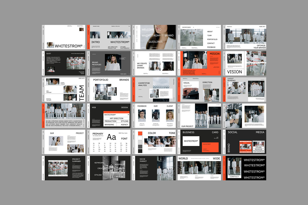 Whitestrom Brand Guide PPTX, a Presentation Template by Identy Studio (Photo 10 of 10)