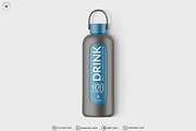 Insulated Water Bottle Mockup, a Product Mockup by SmokyPixels (Thumbnail 5 of 7)