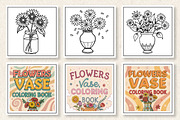 Flowers Vase Coloring Book, a Photo by Wow Magic (Thumbnail 2 of 3)