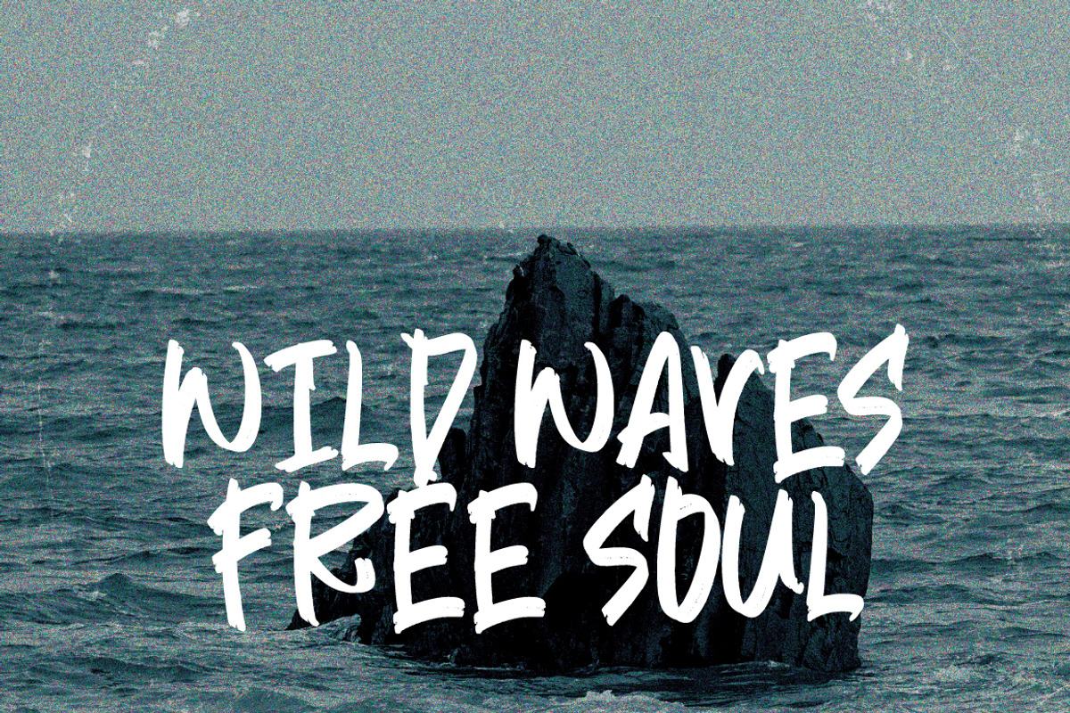 Thorpens Brush - Bold Brush Font, a Handwritten Font by tebaltipislab (Photo 5 of 15)