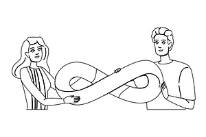 plan business continuity vector, a Person Illustration by pikepicture