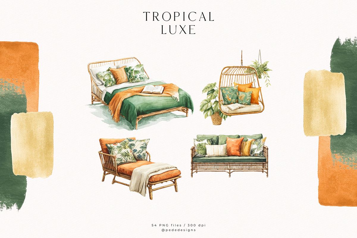 Tropical Luxe Collection, an Illustration by PeDe Designs (Photo 8 of 28)