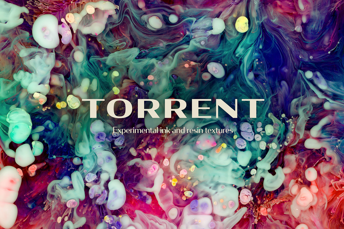 Torrent: Ink & Resin Textures, a Texture Graphic by Chroma Supply