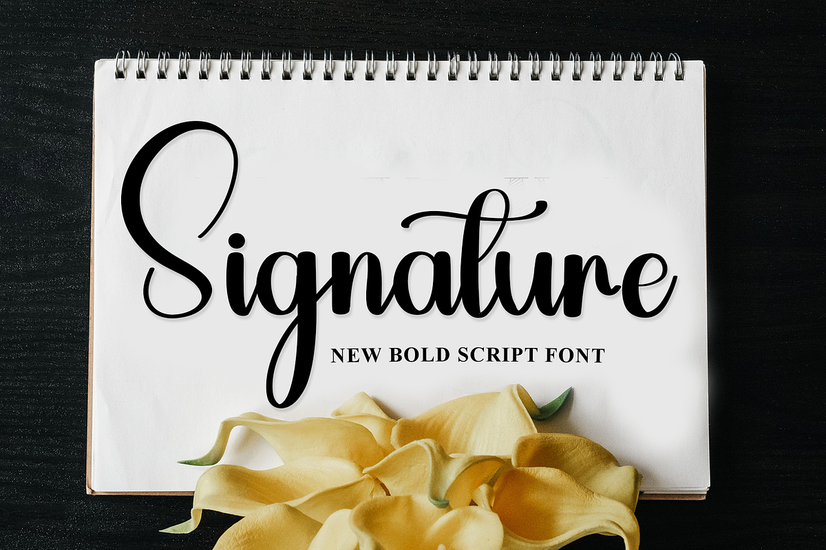 Sunday calligraphy, a Handwritten Font by FreshTypeINK (Photo 3 of 7)