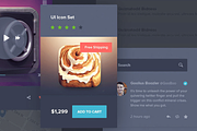 UI Kit - Dark, a Templates & Theme by UI8 (Thumbnail 1 of 4)