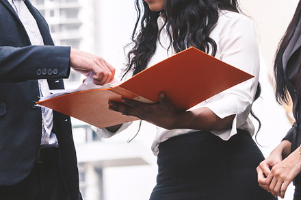 Successful group of business people containing business, people, and office, a Business Photo by Art_Photo