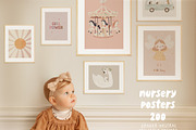 200 NURSERY POSTERS & PRINTS, a Background Graphic by Muse Artist (Thumbnail 14 of 15)