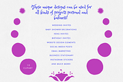 Royal Pink Otomi Illustrations, a Texture Graphic by Minky Moo Creations (Thumbnail 9 of 10)