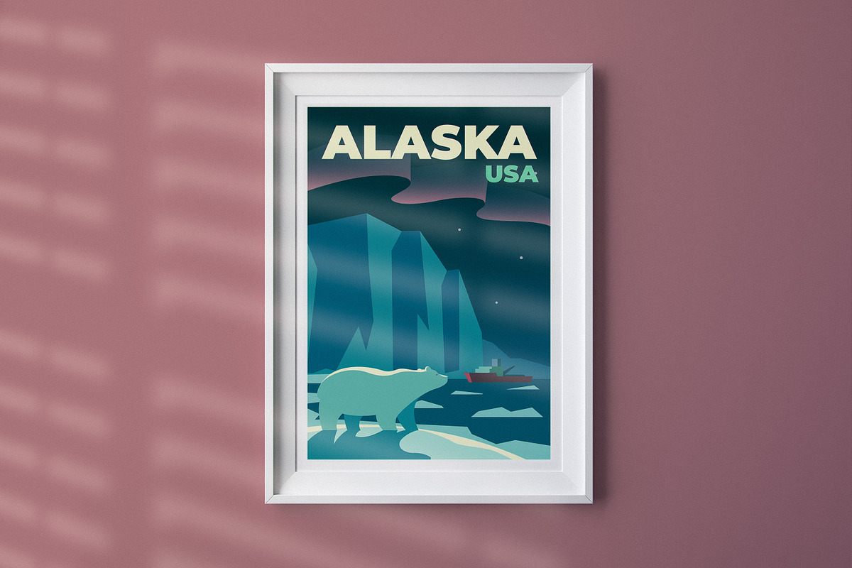 Travel Posters Collection., an Illustration by Red Monkey (Photo 5 of 8)