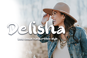 Delisha - Handwritten Font, a Script Font by ivan_artnivora (Thumbnail 1 of 4)