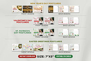 Real Estate Holiday Postcards Canva, a Card Template by CreativeVinesStore (Thumbnail 2 of 8)
