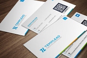 Corporate Business Card CM160, a Business Card Template by annozio (Thumbnail 1 of 4)