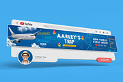Travel Youtube Cover, a Social Media Template by Aarley Kaiven (Thumbnail 2 of 3)
