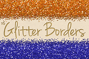 Digital Glitter Borders Clipart Pack, an Object Graphic by Paper Element (Thumbnail 5 of 5)