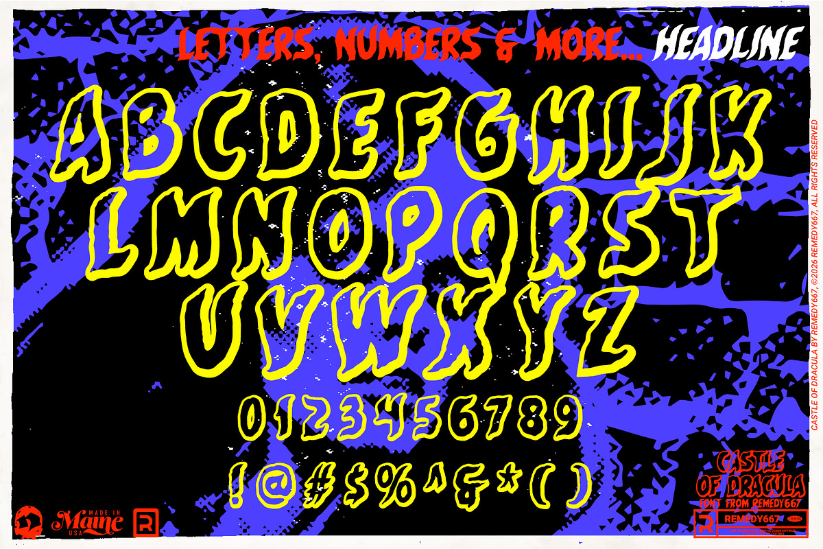 Castle of Dracula - Font, a Script Font by Remedy667 (Photo 6 of 9)