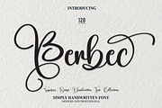 Berbec | Script Font, a Script Font by Scratchones (Thumbnail 1 of 8)