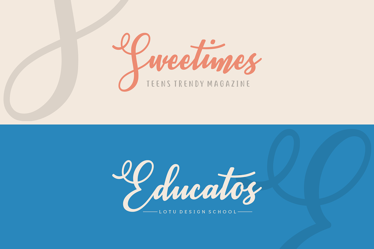 Ashburton - Decorative Script preview 3