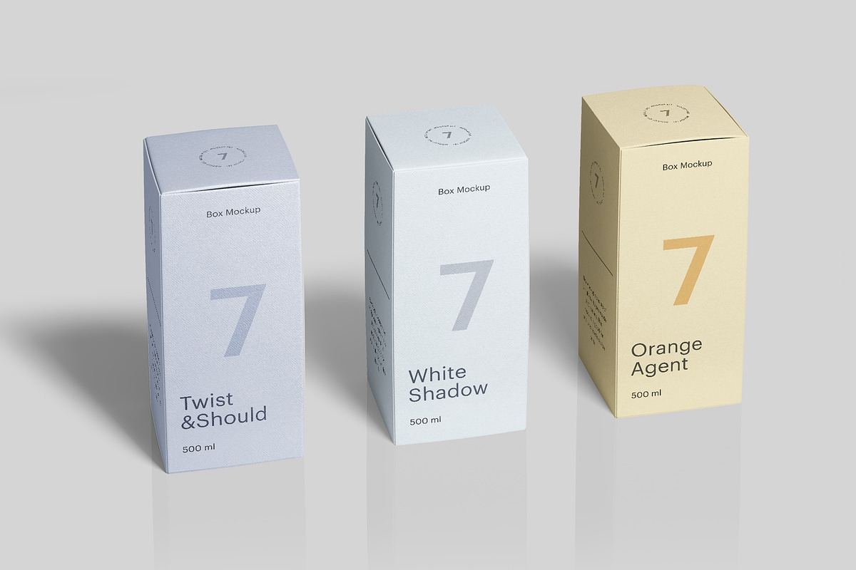 Box Mockup Bundle, a Packaging Mockup by GraphicWave (Photo 9 of 22)