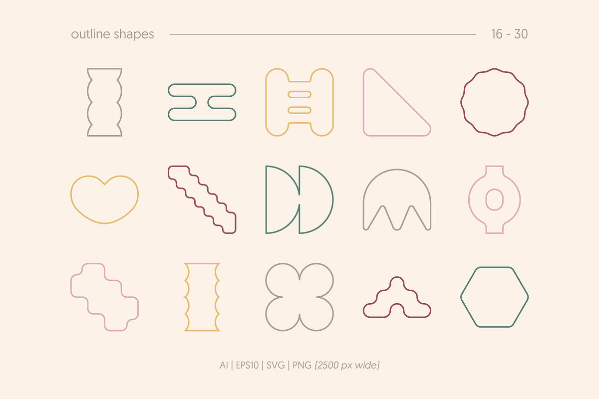 Textured Shapes, an Object Graphic by Léo Alexandre (Photo 5 of 9)