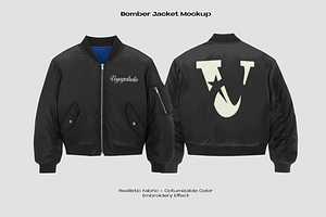 BOMBER JACKET MOCKUP, an Apparel Mockup by Voyage Studio