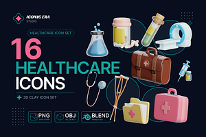 3D Healthcare and Medical Equipment, an Object 3D Model by Iconic Era