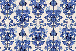 Set Seamless Baroque Patterns