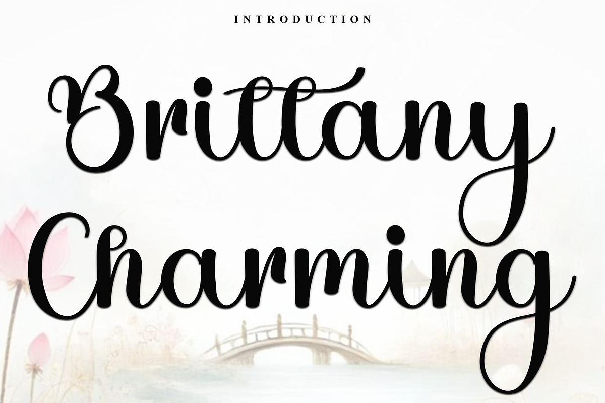 Brittany Charming, a Handwritten Font by FreshTypeINK (Photo 1 of 8)