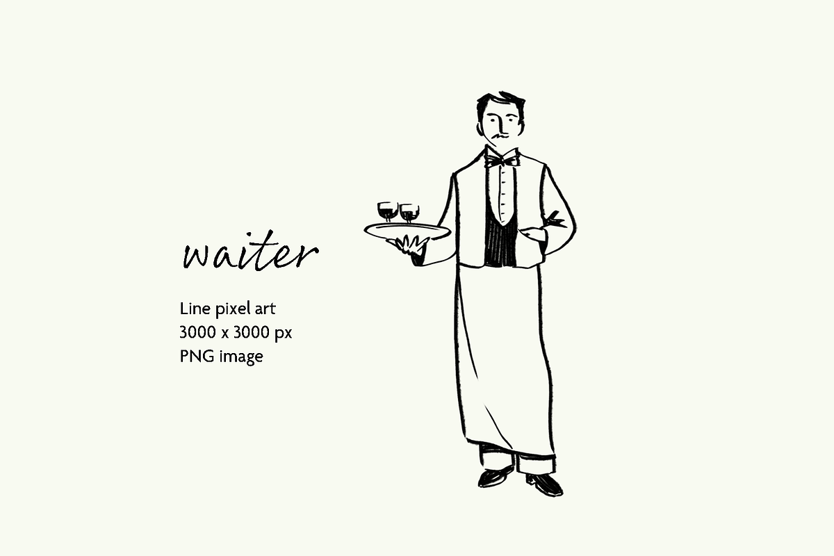 Restaurant Illustration Bundle, a Food Illustration by Little Gremlin (Photo 6 of 8)