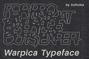 Warpica Typeface, a Sans Serif Font by softulka (Thumbnail 5 of 7)