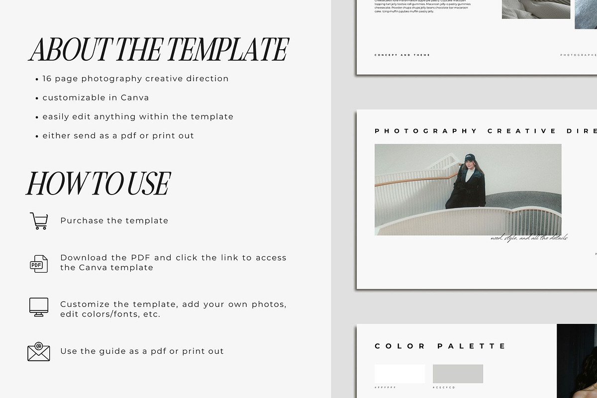 Photography Creative Direction, a Presentation Template by Blush Created (Photo 4 of 8)